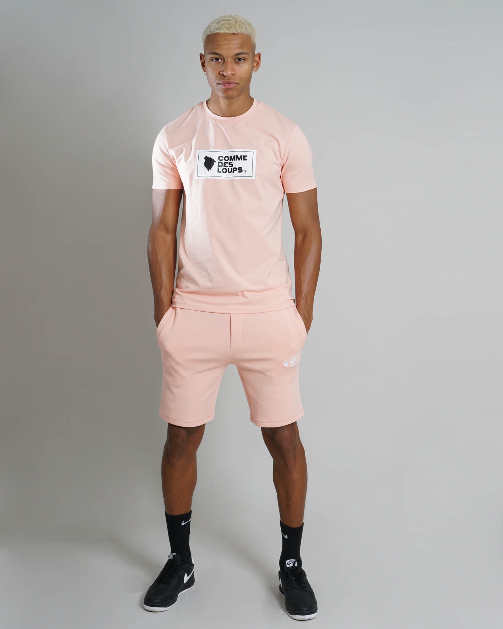 Ensemble Short Tee-Shirt Comme Des Loups Genova Rose